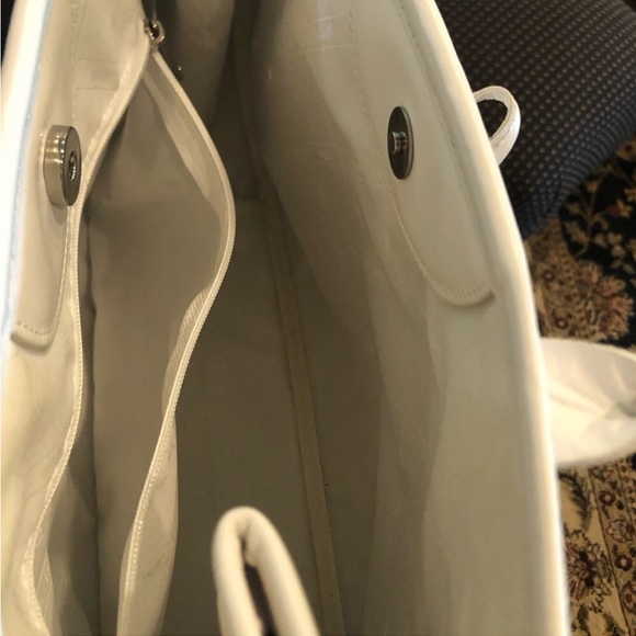 LONGCHAMP ROSEAU LEATHER TOTE NWOT WHITE - Picture 7 of 15